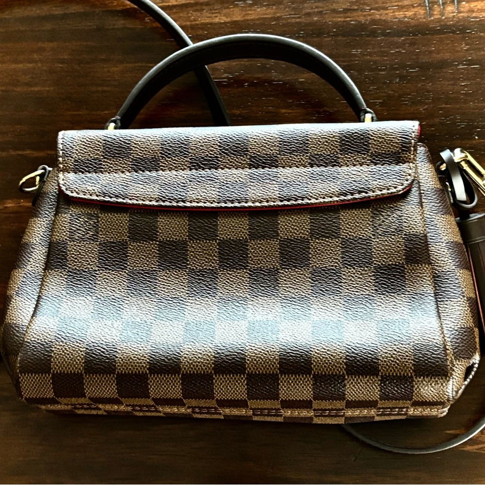 Louis Vuitton Damier Ebene Croisette Crossbody with Gold Hardware - Picture 6 of 15